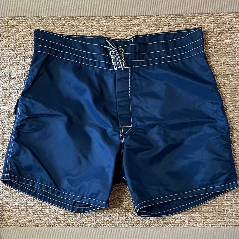 Birdwell Navy Swim Trunks